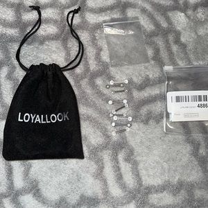 LOYALLOOK BODY JEWELRY Set of 9 different 14 gauge tongue,belly rings !